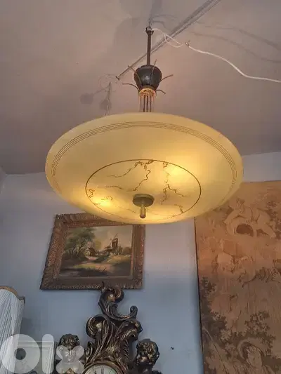 1970 opaline chandelier