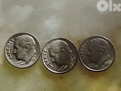 1 dime 3 coins series