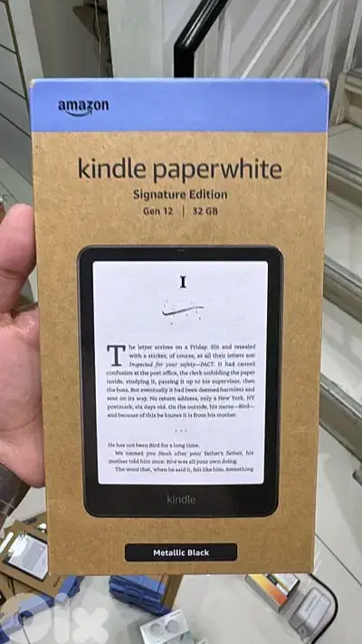 Amazon Kindle paper white signature edition gen 12 32gb metallic black