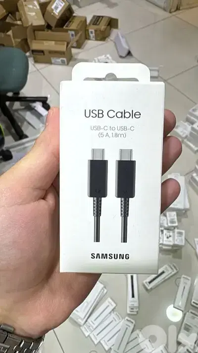Samsung usb-c to usb-c cable (5a,1.8m) black