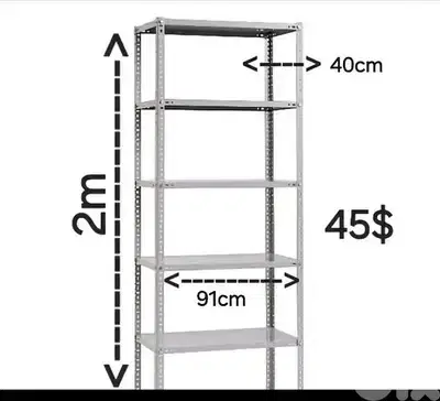 stand with shelves زوايا مع رفوف