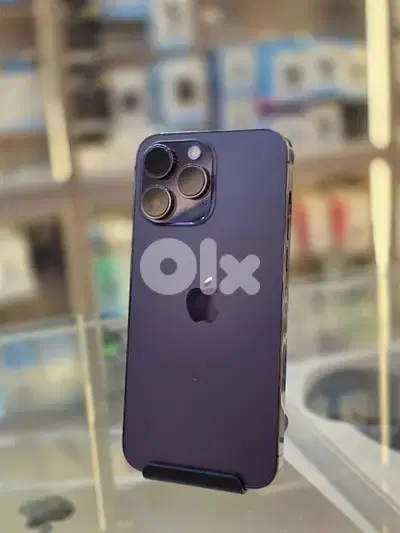 Used 14 pro max 256 gb purple