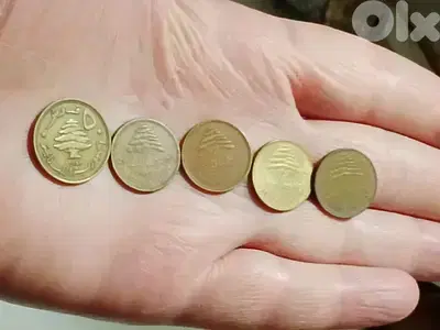 5 piastres ٥ قروش