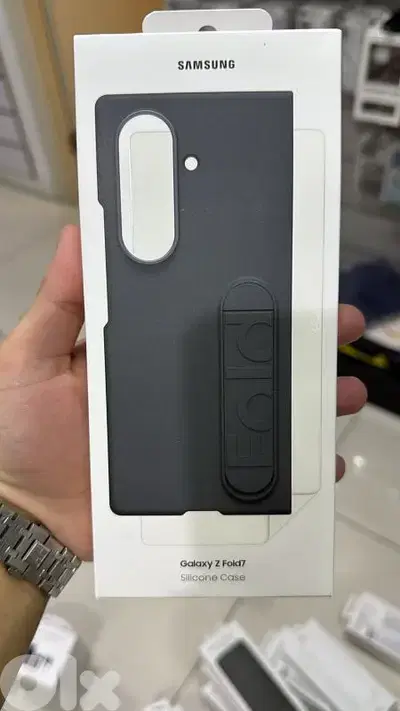 Samsung galaxy z fold 7 silicone Case Black