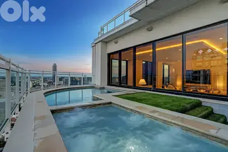 MONTHY | PENTHOUSE IN WATERFRONT DBAYEH  PRIVATE POOL, (DBR-191)