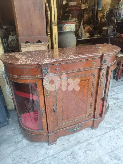 باهو رائع جدا خشب زين انتيك وجه رخام مميز سعر لقطة