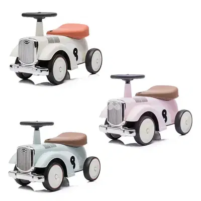 Vintage Ride-on Car with Storage Space - سيارة أطفال كلاسيكية للركوب
