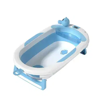 Foldable Baby Bath Tub with Heating Temperature - حوض استحمام