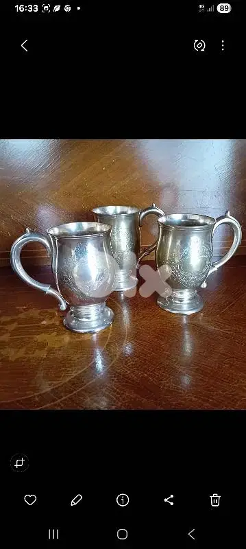 Tankard silverplated