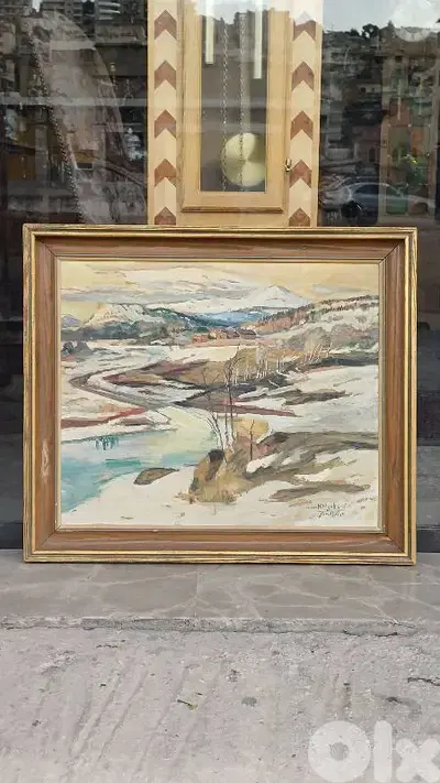 لوحة رسم زيتي اوروبية
