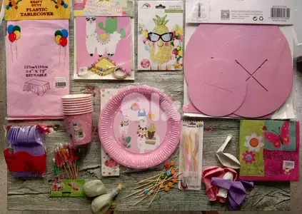 Lama birthday theme decoration
