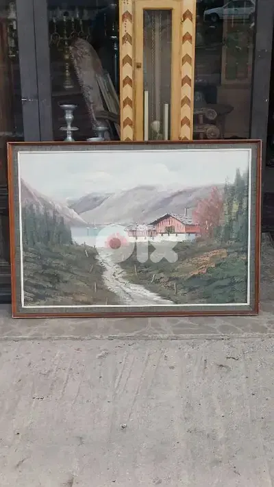 لوحة رسم زيتي اوروبية
