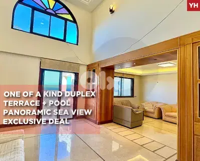Duplex- Terrace + Pool Panoramic sea view- HALAT REF#YH128172