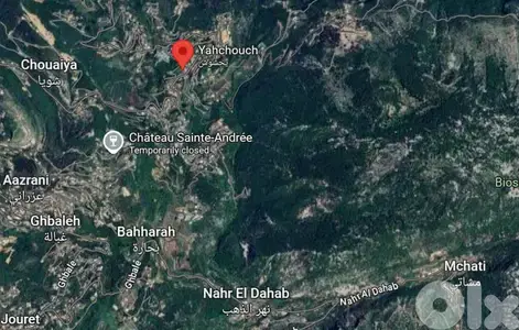 15000m2 Prime land+Mountain View 4sale in Yahchouch-أرض للبيع في يحشوش
