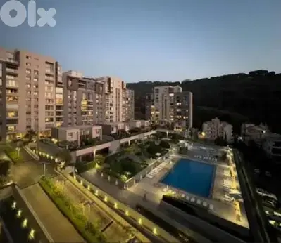 TILAL EL FANAR 3 BEDS FOR RENT FULLY FURNISHED SEA VIEW