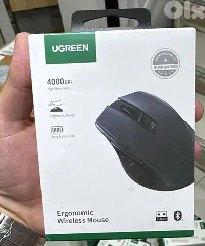 Ugreen ergonomic wireless,bluetooth mouse 90855