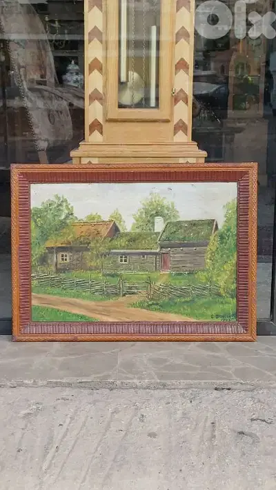 لوحة رسم زيتي اوروبية