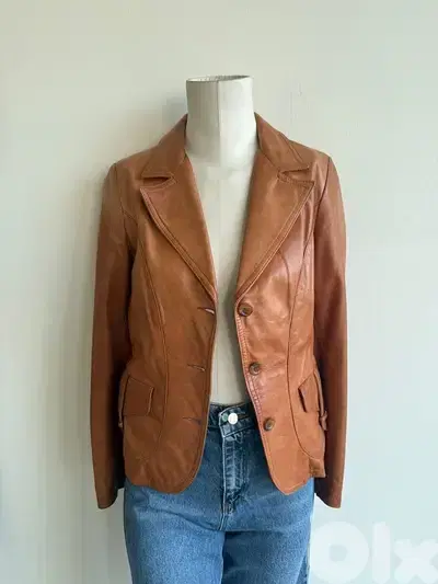 90’s vintage Douglas genuine lamb leather jacket