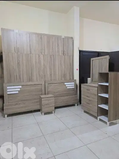 اوضة نوم شغل توصاية تفصيل جديد طابقين ملبسة بالكامل