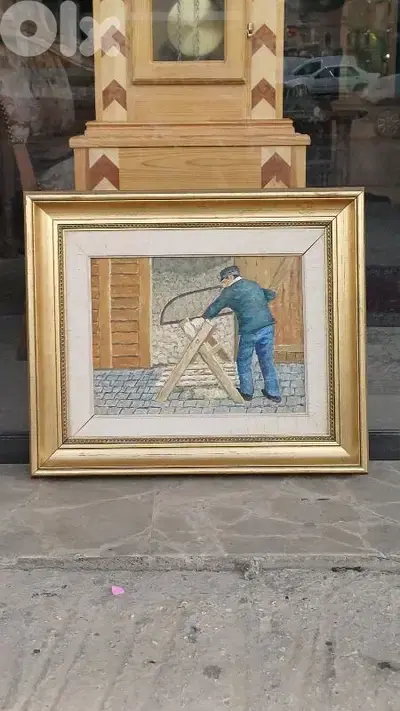 لوحة رسم زيتي اوروبية