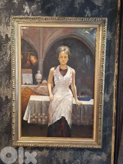 large european oil painting