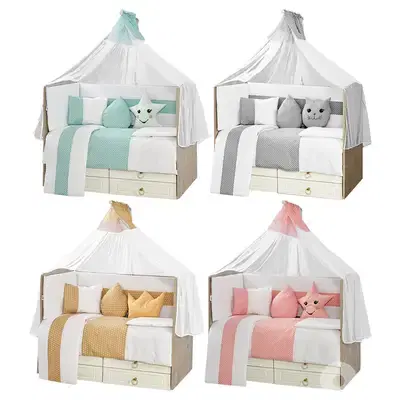 Aras Bebe Baby Bedding Full Set For Baby Bed- طقم فرش كامل لسرير الطفل