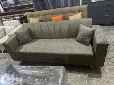 طقم كنبايات جديد خشب شوح اربع قطع