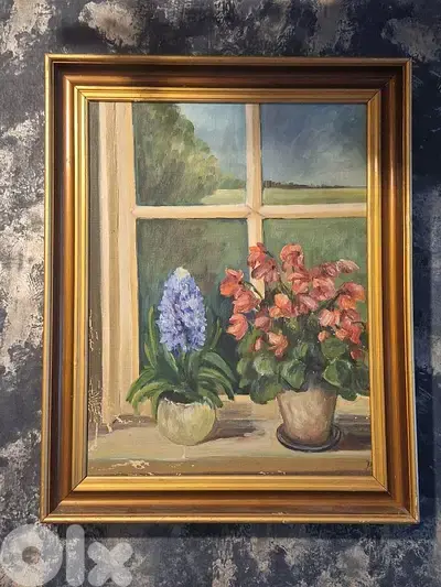 antique european painting