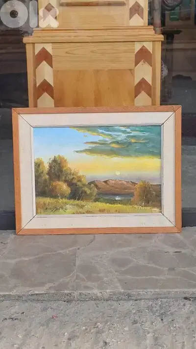 لوحة رسم زيتي اوروبية
