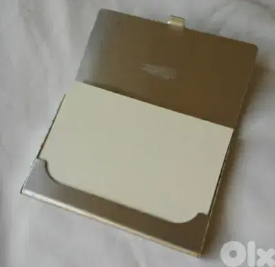 Vintage visit card holder - Not Negotiable
