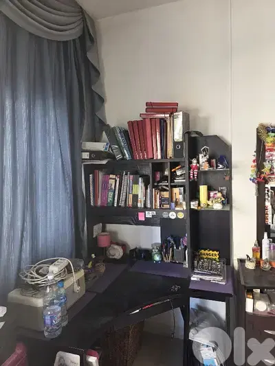 bookshelf with desk