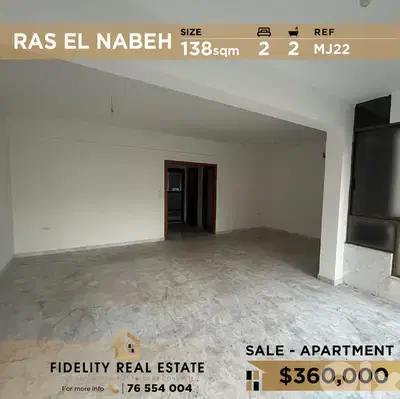 Apartment for sale in Ras El Nabeh MJ22 شقة للبيع في رأس النبع