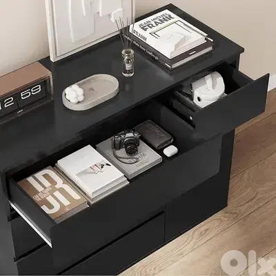black dresser