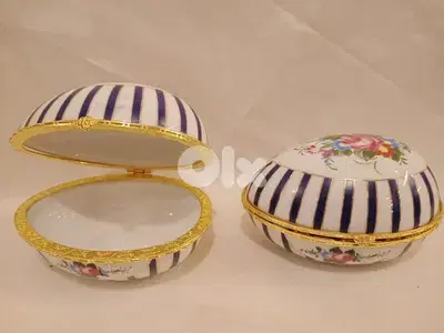 بيض بورسلان أنتيك مرسم حجم كبير