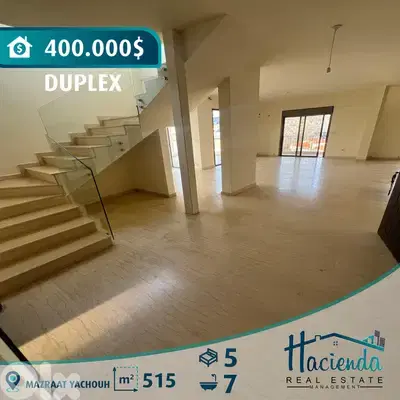 Fancy Duplex For Sale In Mazraat Yachouh