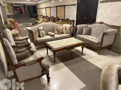 طقم كنبايات حفر ملكي خشب زان مصري