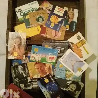 Vintage public phone cards - Not Negotiable