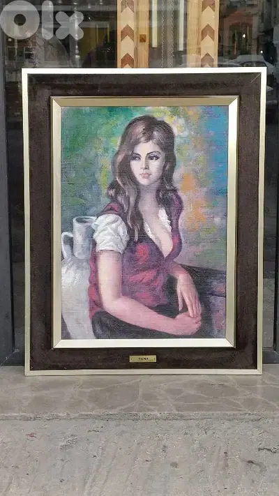 لوحة رسم زيتي اوروبية