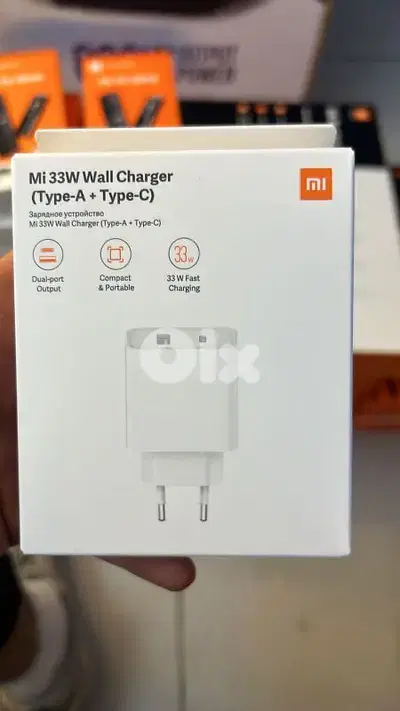 Mi 33w wall charger type-a + type-c