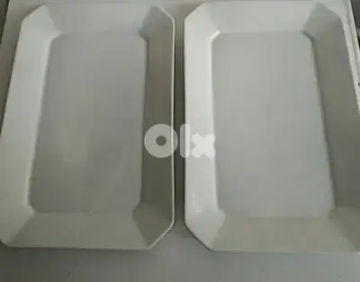 Two large plates - Not Negotiable