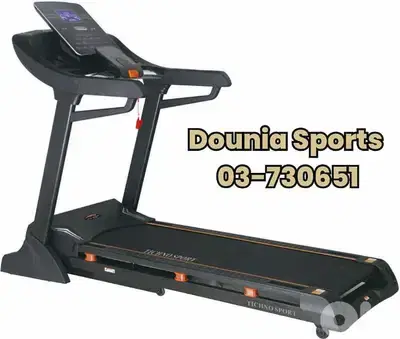 movable motorized treadmill 4.50hp AC motor