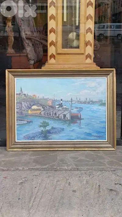 لوحة رسم زيتي اوروبية
