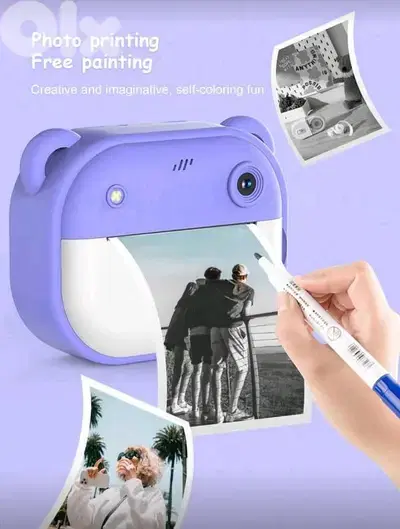 Mini Printing Camera with Printing paper, Charger & Strap
