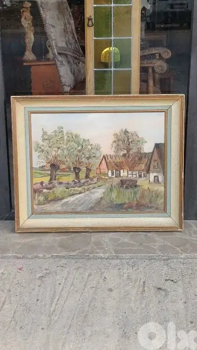 لوحة رسم زيتي اوروبية