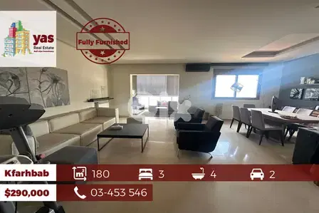 Kfarhbab 180m2 | Fully Furnished | Mint Condition | Sea View | SD |