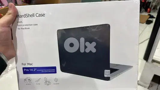 hardshell case macbook pro 14.2 inch black