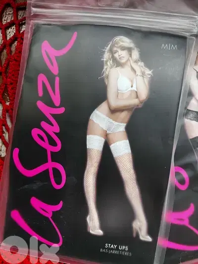 LASENZA BAS JARRETIERE new in bag-2 for 13$