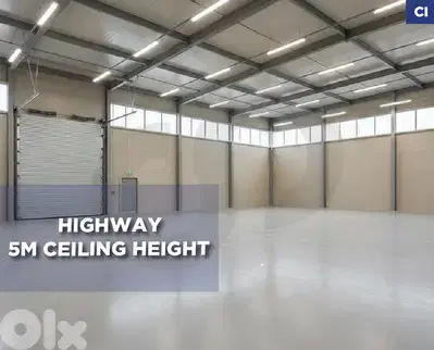 Prime highway warehouse for rent in Zouk Mosbeh ! REF#CI130295