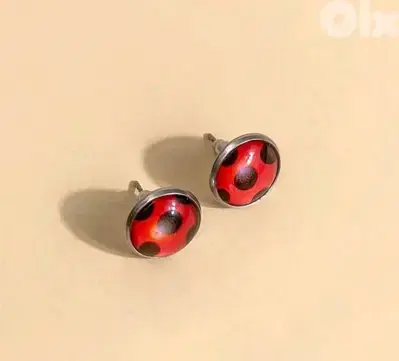 Miraculous Ladybug Earrings for adults and kids