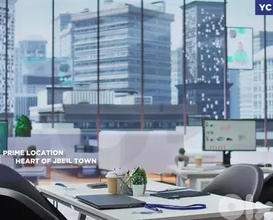 Spacious Office for Rent in a Prime Location –Jbeil City. REF#YC130526